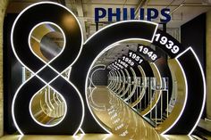 an advertisement for the 30th anniversary of philips's company, which has been sold