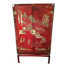 Asian Cabinet, Chinoiserie Interior, Soup Recipe Easy, Two Door Cabinet, Decorations Items, Shop Storage Cabinets, Chinese Decor