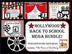 the hollywood back to school mega bundle includes four movies, two movie tickets and an award