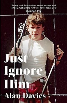 a young man holding a tennis racquet in front of a jail cell with the caption just ignore him