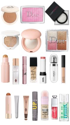 Pretty Makeup Products, No Makeup Makeup Look, Bvlgari Jewelry, No Makeup Makeup, Natural Glowy Makeup, Makeup List, Colorful Nail