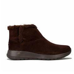 As Seen On The Hsn Bundle Up This Winter In The Skechers Women's On The Go Joy - Bundle Up Winter Boots. Comfort & Fashion Are At The Forefront Of These Cute Slip-On Winter Boots. Providing Warmth When The Temps Start To Drop Soft Suede Uppers With Faux Fur Trim Ankle-Height Slip-On Construction Shaft Height: 4" 5gen Midsole Cushioning Soft Fabric Boot Sockliner Women's Footwear From Sketchers Performance Color Is Chocolate Brown I Have Black & Chestnut Available Skechers Boots, Brown I, Fabric Boots, Comfort Fashion, Skechers Women, Skechers Shoes, Women's Footwear, Soft Suede, Fur Trim