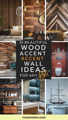 30 beautiful wood accent wall ideas for any style.