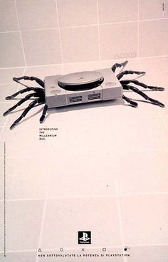 a cd player sitting on top of a white tile floor next to a dead hand