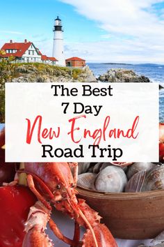 the best 7 day new england road trip with lobsters, clams and mussels