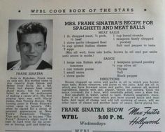 an old newspaper ad for frank shanata's meat balls with the caption