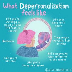 What depersonalization feels like... #mentalhealth #mentalhealthsupport #mentalhealthmonth #mentalhealthmatters #mentalhealthawareness #june #support #growth #selfhelpquotes #instagood #love #amricounseling #counseling #therapy #quotes #friendship #life #inspiration #positivity #health #motivation Depersonalisation Quotes, Podcast Merch, Just Girl, Therapy Quotes, Blog Newsletter, Quotes Friendship, Dissociation