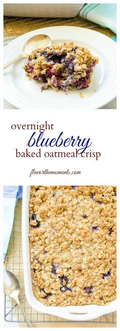 an image of blueberry baked oatmeal crisp