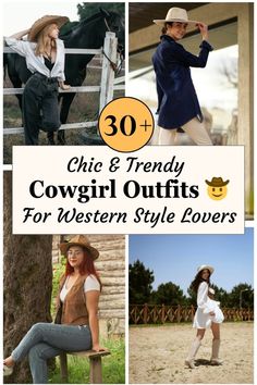 Discover over 30 best cowgirl outfits that blend modern style with classic Western flair. From denim to fringe, these cowgirl looks will have you turning heads at any rodeo or country event. #RanchOutfits #CowgirlStyleOutfits Cowgirl Denim Outfit, Trendy Cowgirl Outfits, Western Style Outfits Cowgirl Chic, Casual Western Outfits For Women, Denim Cowgirl Outfit, Boho Country Outfits, Cowgirl Chic Outfits