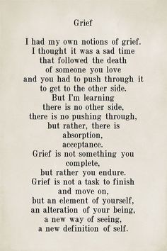 a poem written in black and white on paper with the words gritf, i had my own actions of gritf