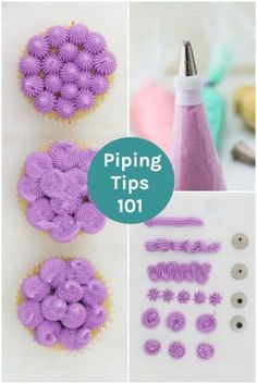 piping tips 101 for making cupcakes and cake decorating with piping tips