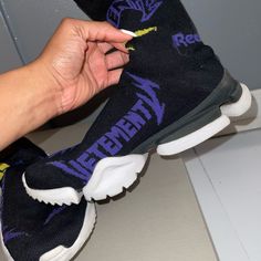 Rebook X Vetements Women Cloth Trainers Great Condition ( Barley Worn ) Comes With Box And Dust Bags Purchased From Barney’s Rare Gem !! Vetements Shoes, Rare Gems, Barley, Womens Shoes Sneakers, Dust Bag, Shoes Sneakers, Size 7, Women Shoes, Sneakers