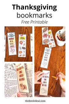 Looking for an easy Thanksgiving activity? Print these free bookmarks for kids to color, decorate, and use. Fun for homeschool or classrooms! Thanksgiving Bookmarks, Letter Stencils Printables, Bookmarks For Kids, Bookmark Printable, Thanksgiving Activity, Kids Thanksgiving, Holiday Templates, Activities For Boys, Printable Bookmarks