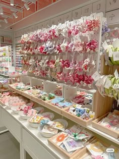 a store filled with lots of different types of baby goods on display next to each other