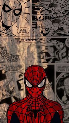 a spider man with many stickers on it's face and chest, standing in front of a wall