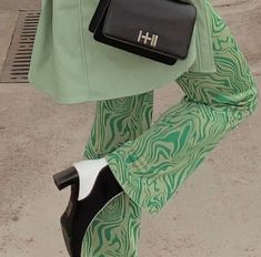 Quoi Porter, Green Pants, Looks Vintage, Fashion Killa