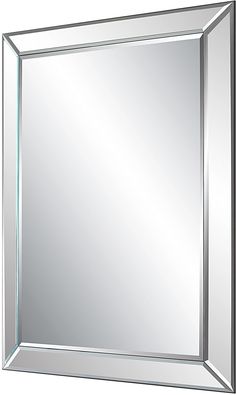 a large mirror is shown against a white background and it appears to be in the shape of a rectangle