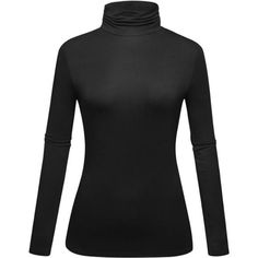 Othread & Co. Womens Long Sleeve Turtleneck T-Shirt Basic Plain Stretch Comfy Layer Casual Top. We Have A Series Of Products About Mock/Turtleneck, Such As Half Sleeve Turtleneck T-Shirt, Long Sleeve Turtleneck T-Shirt, Half Sleeve Mock Neck T-Shirt And Sleeveless Turtleneck T-Shirt. You Can Find These Serial Products In Our Store. Notice!!! How To Make Out The Front Of The T-Shirt: The Care Label Is On The Left Side When You Are On The T-Shirt. Please Allow 1-2cm Differences Due To Manual Measu Black Turtle Neck, Turtleneck T Shirt, Turtleneck Shirt, Womens Turtleneck, Brunch Outfit, Black Turtleneck, Long Sleeve Turtleneck, Mock Turtleneck, Turtle Neck Top