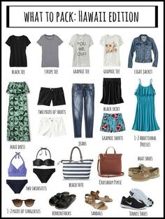 what to pack for hawaii in the summer