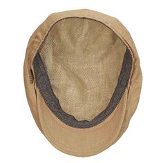 Classic khaki linen flat cap stylish for golf and street wear. 1.5" sewn bill. Stetson logo. Mesh lining. Cotton inner band. 100% cotton. Breathable Flat Cap For Summer, Summer Breathable Flat Cap, Beige Flat Cap, Casual Beige Linen Hat, Adjustable Linen Hats, Adjustable Linen Flat Cap, Hats For Small Heads, Tropical Trend, Driving Cap