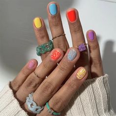 FREE SHIPPING ON ORDERS $9.95+ Buy 3 Get 1 More Free CODE: 4YOU Buy 5 Get 5 More Free CODE: 5FREE Mens Nails, Nail Forms, Short Nail Designs, Manicure Y Pedicure, Unique Nails, Funky Nails, Dope Nails, Artificial Nails, Nail Accessories