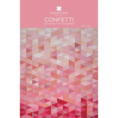 a pink and white book cover with an abstract geometric pattern on the front, in shades of