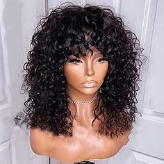 Category:Human Hair Capless Wigs; Gender:Women's; Wig Type:Natural Wigs,Celebrity Wig,Halloween Wig,Kid's Wig,Costume Wig; Note:The hair length in the picture is 30 inch.; Occasion:Thanksgiving,Cosplay Costumes,Evening Party,Party / Evening,Daily Wear; Age Group:Adults; Wig Length Range:8-30; Color Shade:Natural Color; Density:150%; Origin of Hair Donors:Brazilian Hair; Hair Material:Remy Human Hair; Cap Construction:Capless,Machine Made; Lace Material:Swiss Lace; Texture:Curly; Length:Long; Brand:Yavida; Features:Sexy Lady,Thick,Natural Hairline,For Black Women,100% Virgin; Heat Resistant:No; Listing Date:03/05/2024; Cap Circumference:; Front to Back:; Nape of Neck:; Side to Side Across Forehead:; Side to Side Over Top:; Temple to Temple Across Back:; Hairstyle:With Bangs; Can Be Permed:Y Bob Riccio, Blond Ombre, Top Wig, Makeup Tip, Curly Bob Wigs, Short Curly Wigs, Curly Human Hair Wig, Human Virgin Hair, Wig With Bangs