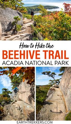 how to hike the beehive trail in acadia national park