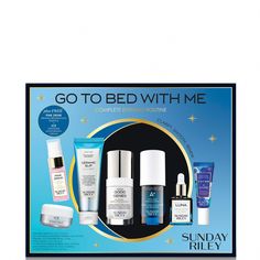 BuySunday Riley Go to Bed with Me Complete Anti-Ageing Evening Skincare Set online with Dermstore. We have a great range ofproducts available. Dry Skin Moisturizer Face, Evening Skincare, Sleeping Night, Brightening Skincare, Skin Care Collection, Sunday Riley, Good Genes, Cream For Dry Skin