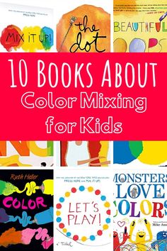 Books And Activities For Preschool, Mixing Colors Preschool Activities, Color Books For Kindergarten, Color Books Preschool, Colour Mixing Activities Preschool, Elementary Books With Crafts, Mixed A Colorful Story Activities, Mixing Colors Preschool, Color Books For Preschool