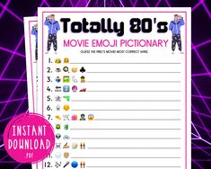 the movie emoj dictionary worksheet for kids to learn how to use it