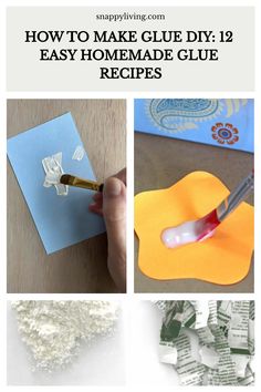 how to make glue diy 12 easy homemade glue recipes for crafts and home decor