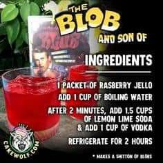 the bob and son of ingredients recipe for raspberry jello, add 2 cups of boiling water