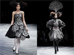 Snowflake Dress, Alexander Mcqueen Fashion, Mcq Alexander Mcqueen, Most Beautiful Dresses, Beautiful Gowns