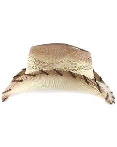 Cody James® Saddle Straw Cowboy Hat, Brown