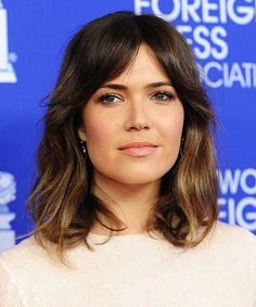 Why Mandy Moore Is Ready to Put Her “Heart Back Into Music” Mandy Moore Short Hair, Long Angled Bob, Angled Bobs, Brunette Balayage Hair, New Tv, Long Bob Hairstyles