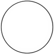 a black and white drawing of a circle