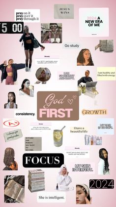 #2024visionboard #thatgirl #thatchristiangirl #pinkpilatesprincess #pinkaesthetic Christian Glow Up, Matilda Core, Motivation Academic, Godly Lifestyle, Esthetician Inspiration, Vision Board Pics, Vision Board Collage