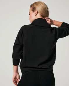 Luxurious comfort that goes anywhere. The AirEssentials Collection is made with spacer fabric that’s lightweight, soft and ultra drapey, designed to feel silky against your skin. Throw on and go comfort Light-as-air, luxuriously soft spacer fabric Optimal air flow and circulation 4-way stretch High Hips, Color Powder, Quarter Zip Sweatshirt, Half Zip Pullover, Top Sales, Zip Sweatshirt, Zip Top, Hip Length, Half Zip