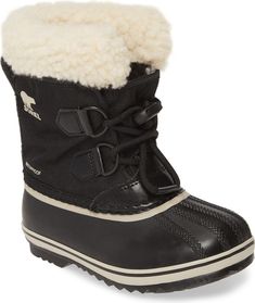 SOREL Yoot Pac Waterproof Snow Boot | Nordstrom Sorel Wedge Boots, Black Leather Chelsea Boots, Kids Snow Boots, Cozy Boots, Lug Sole Boots, Waterproof Snow Boots, Play Sets, Cold Weather Boots, Snow Boot