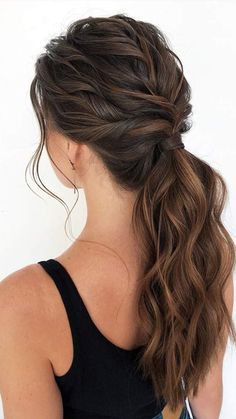 Fancy Ponytail, Hair In A Ponytail, Cute Ponytail Hairstyles, High Ponytail Hairstyles, Ponytail Hairstyles Easy, Cute Ponytails, Hairstyle Tutorials, Haircut Styles, A Ponytail