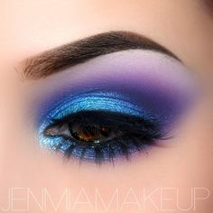 Unicorn Eyeshadow, Trucco Glam, Make Up Foundation, Purple Eye Makeup, Eye Brushes Set, Eye Makeup Designs, Makijaż Smokey Eye