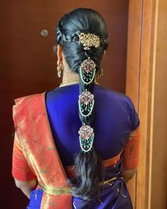 Indian Bridal Hair, Bridal Hairstyles With Braids, Indian Wedding Hairstyles, Hair Bun Tutorial, Hair Jewels