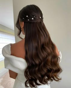 Simple Prom Hair, Prom Hairstyles For Long Hair, Prom Hairstyles, בר מצווה, Hairstyles For Long Hair