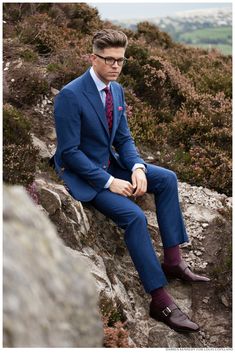 Darren Kennedy Reunites with Louis Copeland for Fall/Winter 2014 Collection image Darren Kennedy Louis Copeland Fall Winter 2014 009 Terno Slim, Wedding Suits Groom, Suit Men, Fashion Suits For Men