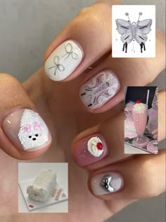 Korea Nail, Blush Nails, Pearl Nails, I Am Beautiful, Nail Bar, Nail Accessories, Acrylic Nail Designs