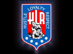 the royal respect logo on a black background with red, white and blue stars around it