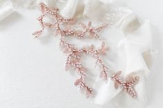 "Captivating leaf inspired hair vine, perfectly bold and made for a bride who truly wants to shine! - Created with Swarovski Pure Brilliance stones - Available in rose gold, gold and rhodium (silver) - Hairpiece measures 10\" x 4.5\" - Fully flexible and adjustable - Can be worn in any hair style and in many ways - READY TO SHIP - Available in rose gold, yellow gold or rhodium (silver) This is an original design by © Treasures by Agnes Feel free to contact me with any questions ! Thank you for v Gold Wedding Hair Piece, Rose Gold Hair Piece, Leaf Hair Piece, Rose Gold Hair Vine, Hair Piece Wedding Hair, Gold Hair Piece, Gold Bridal Hair Comb, Hair Piece Wedding, Gold Hair Vine