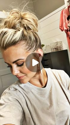 Ballfield Hairstyles, Quick Long Hairstyles Simple, Summer Up Do Hairstyles, Bum Hairstyles, Hot Day Hairstyles, Harmonize Beauty, Harmony Beus, Messy Hair Look