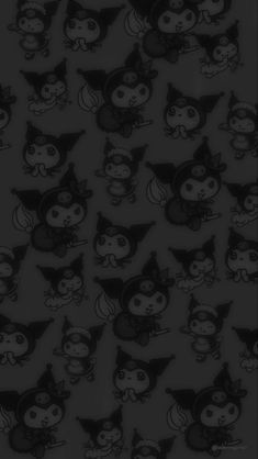 an image of many cats on a black background